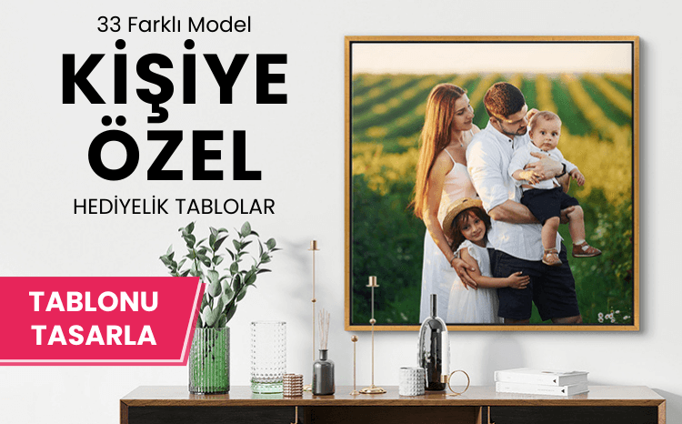 Kişiye Özel Kanvas Tablo