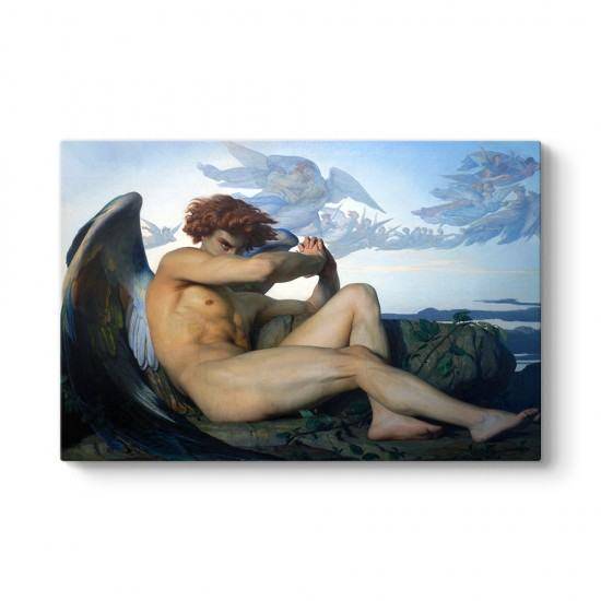 絵画 Light and Fallen Angel Alexandre Cabanel - Fallen Angel Kanvas Tablo - TabloShop