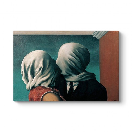 Rene Magritte - The Lover II Tablosu - TabloShop