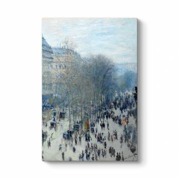 Claude Monet - Paris Bulvarı Kanvas Tablo
