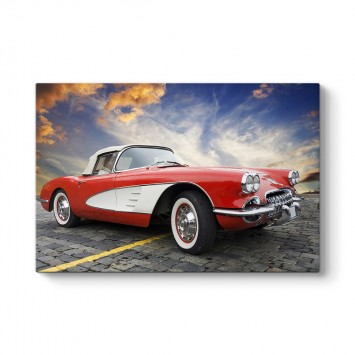 1957 Model Corvette Tablosu