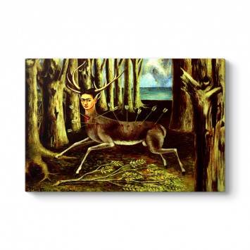 Frida Kahlo - The Wounded Deer Tablosu