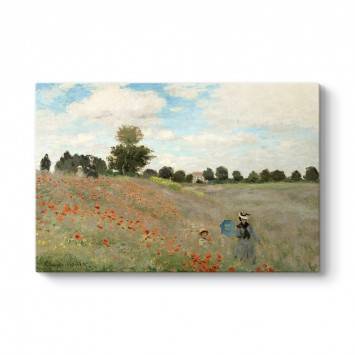 Claude Monet - Poppy Field Tablosu