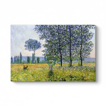Claude Monet - Kavaklar Altında Tablosu