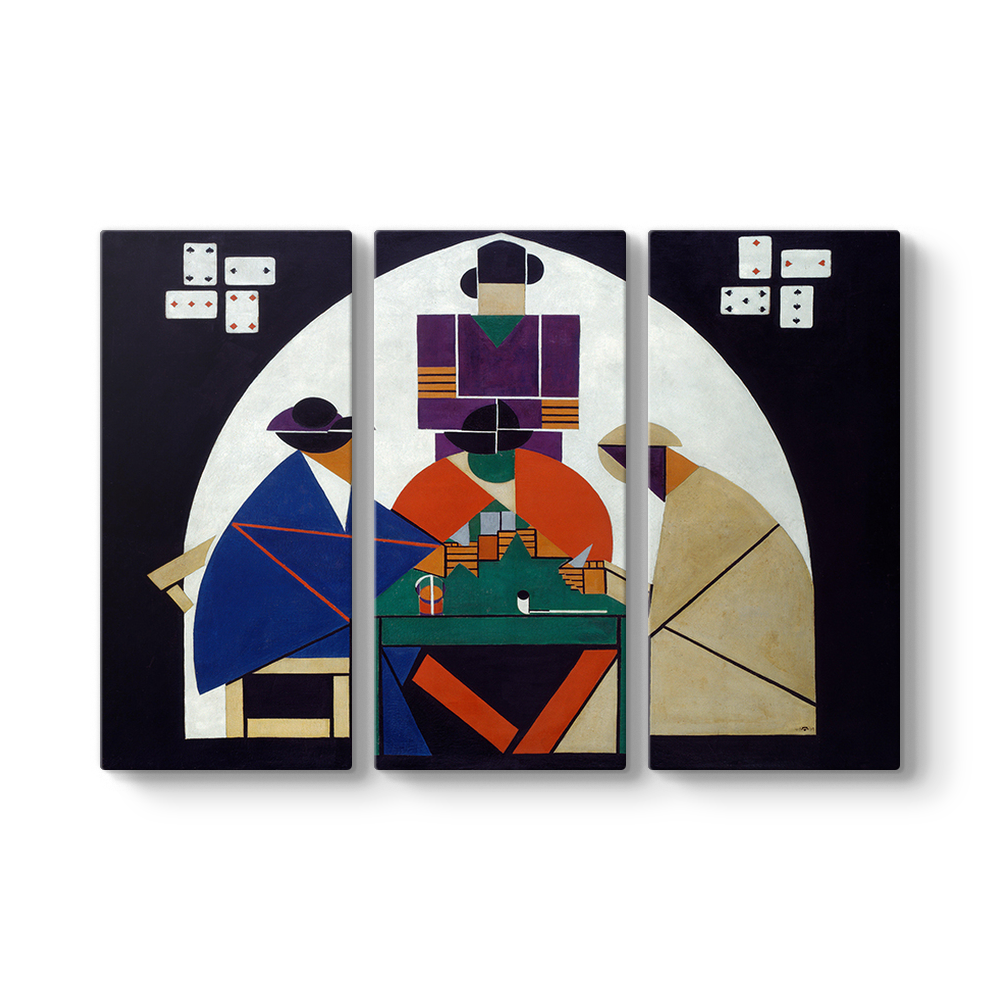 Theo Van Doesburg Card Players Tablosu