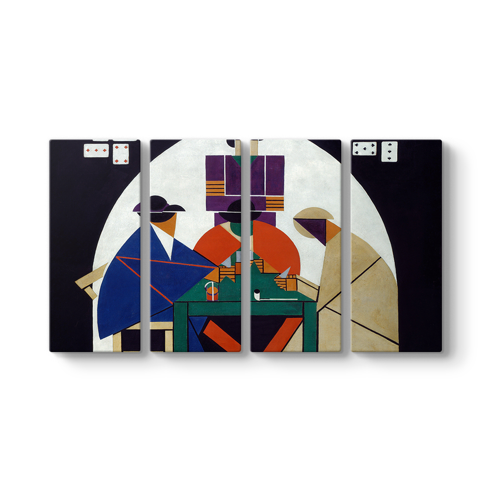 Theo Van Doesburg Card Players Tablosu
