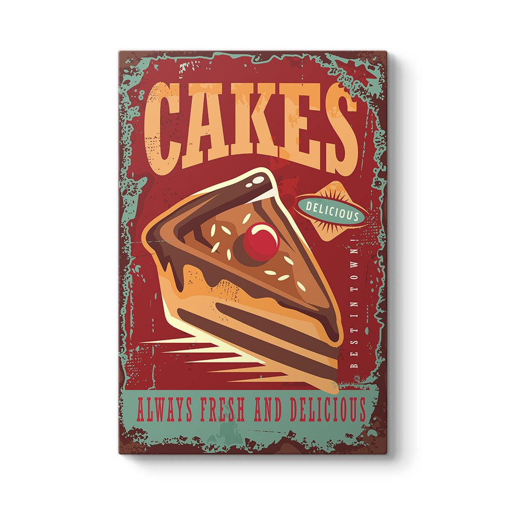 Pasta Dilimi Tablosu - TabloShop