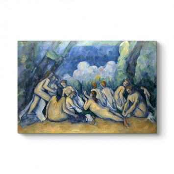 Paul Cezanne - Banyo Yapanlar Tablosu