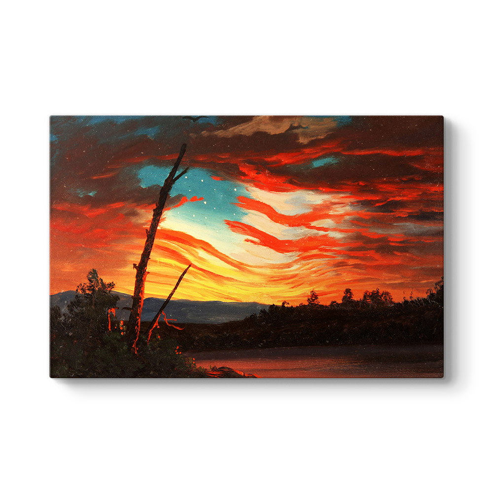 Frederic Edwin Church - Our Banner in the Sky Tablosu - TabloShop