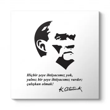 Atatürk Sözleri Tablosu