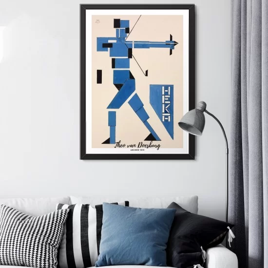Theo van Doesburg - Okçu Poster Tablo