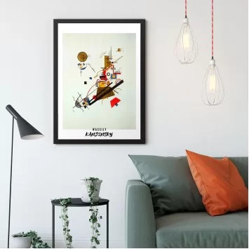 Wassily Kandinsky - Neşeli Yükseliş Poster Tablo