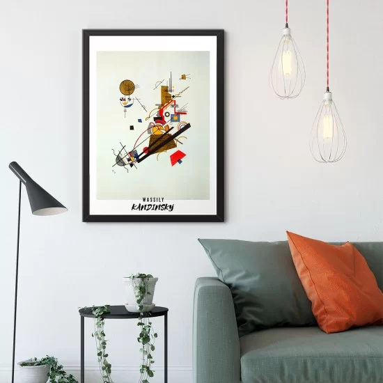 Wassily Kandinsky - Neşeli Yükseliş Poster Tablo