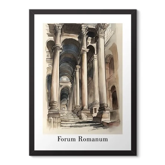 Forum Romanum Roma Poster Çerçeveli Tablo