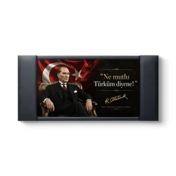 Ne Mutlu Türküm Diyene Atatürk Makam Panosu