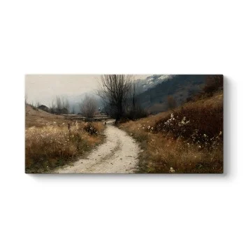 Köy Yolu - Panoramik Tablo
