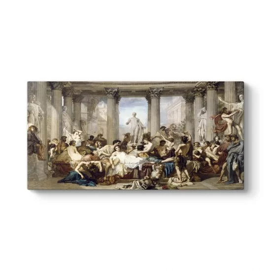 Thomas Couture - Roma'nın Çöküşü Tablosu