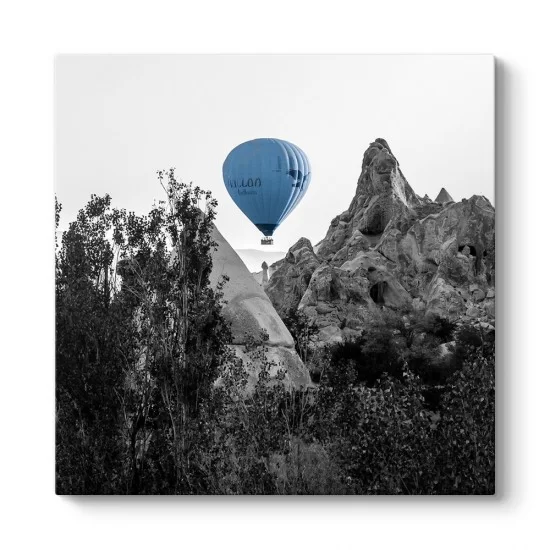 Kapadokya Mavi Balon Tablosu