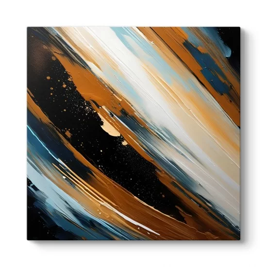 Midnight Motion Soyut Tablo