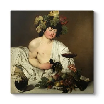 Caravaggio Bacchus Kanvas Tablo
