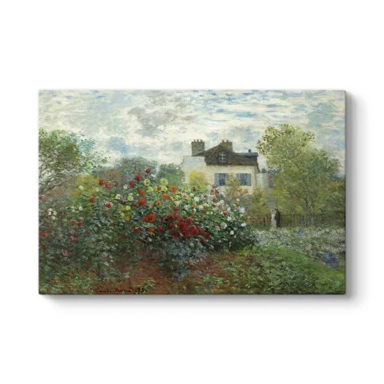 Claude Monet - Bahçeden Bir Köşe Tablosu