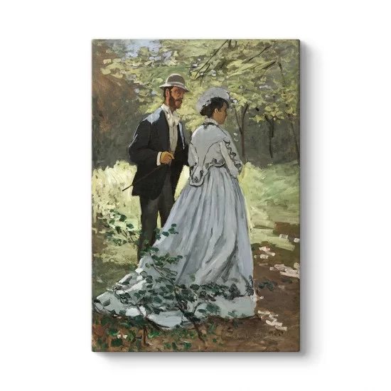 Claude Monet - Bazille ve Camille Tablosu