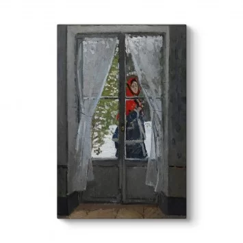 Claude Monet - Kırmızı Fular Tablosu