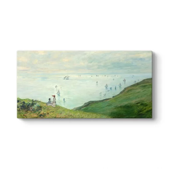 Claude Monet - Pourville Kayalıkları Tablosu