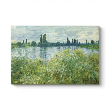 Claude Monet - Seine Kıyıları Kanvas Tablo