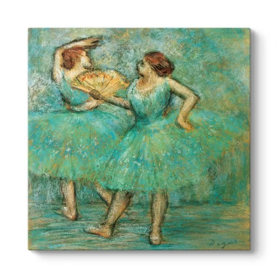 Edgar Degas - İki Dansçı Tablosu