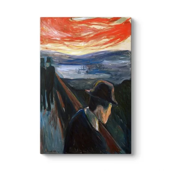 Edvard Munch - Despair Kanvas Tablo