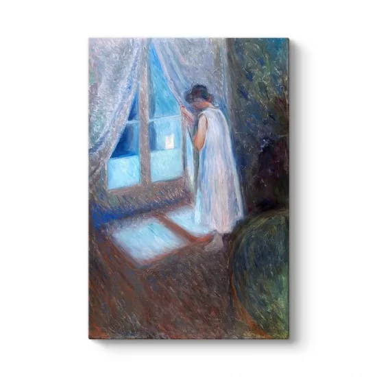 Edvard Munch - Pencerenin Yanındaki Kız Tablosu