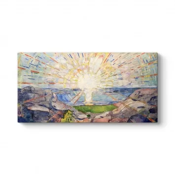 Edvard Munch -  Solenintro Kanvas Tablo
