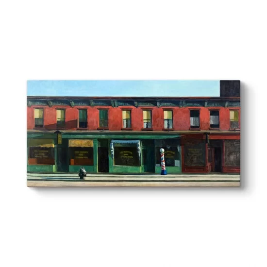 Edward Hopper - Erkenden Pazar Sabahı Tablosu