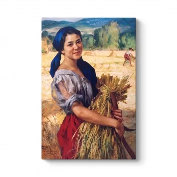 Fernando Amorsolo - Palay Maiden Tablosu