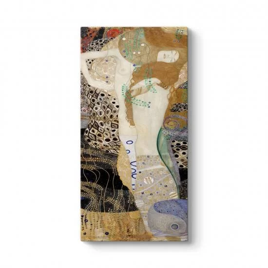 Gustav Klimt - Arkadaşlar - Su Yılanları Tablosu