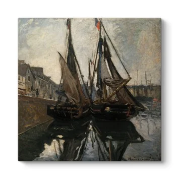 Honfleur Limanı - Monet Kanvas Tablo