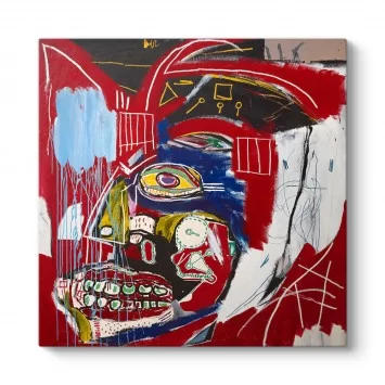 Jean-Michel Basquiat - In This Case Tablosu
