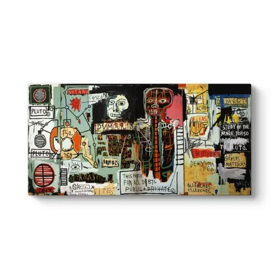 Jean-Michel Basquiat - Notary Kanvas Tablo