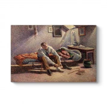 Maximilien Luce - Morning, Interior Tablosu