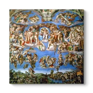 Michelangelo Son Yargı Kanvas Tablo