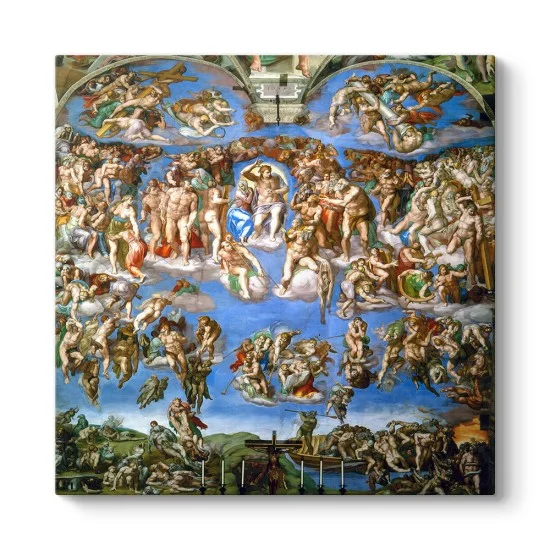Michelangelo Son Yargı Kanvas Tablo