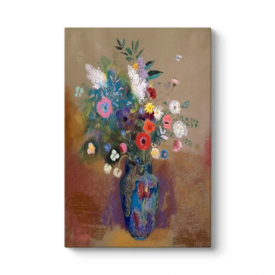 Odilon Redon - Bouquet of Flowers Tablosu