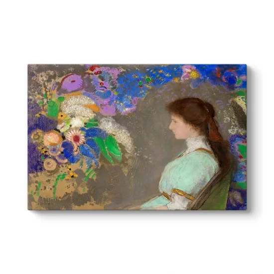 Odilon Redon - Violette Heymann Portresi Tablosu