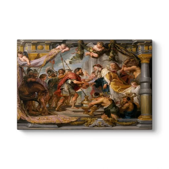 Peter Paul Rubens - İbrahim ve Melçizedek'in Buluşması Tablosu