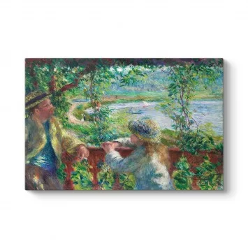 Pierre Auguste Renoir - Gölün Yanı Tablosu