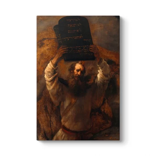 Rembrandt - Musa ve On Emir Tablosu