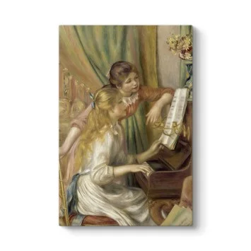 Renoir - Piyano Başındaki Genç Kızlar Tablosu