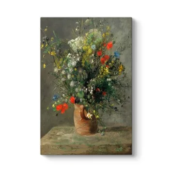 Renoir - Vazoda Çiçekler Tablosu
