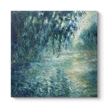 Seine'de Sabah - Monet Kanvas Tablo